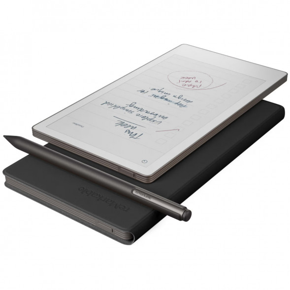 Графический планшет reMarkable Paper Pro Move + Стилус MarkerPlus + Чехол BookFolio Premium Leather, Black в Саранске