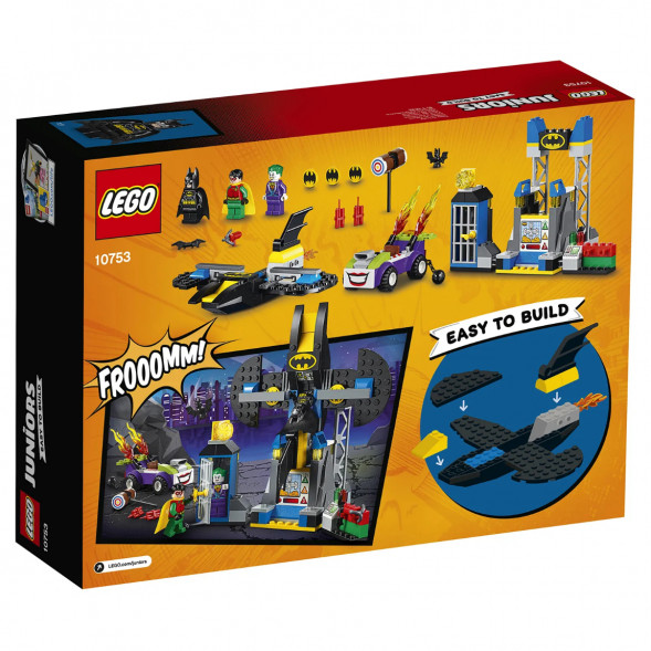 Конструктор LEGO Juniors 10753 Нападение Джокера на Бэтпещеру в Саранске